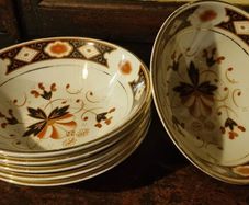 Arklow Pottery Kildare pattern Breakfast bowls x6