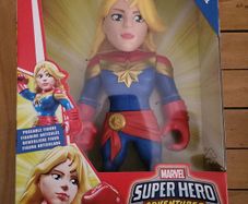 Captain Marvel Marvel Super Hero Adventures Mega Mighties Figure 10 Inch Boxed