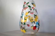 Large Glass Floral Spring Flowers Vase