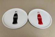 Coca Cola Pizza plate set