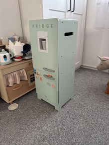 wooden kids fridge