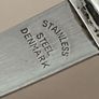 Vintage Danish silver and steel sauce ladle Image 6