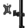 Brand-new premium Dual Vertical Monitor Desk Mount with Grommet 13" to 32" Image 7