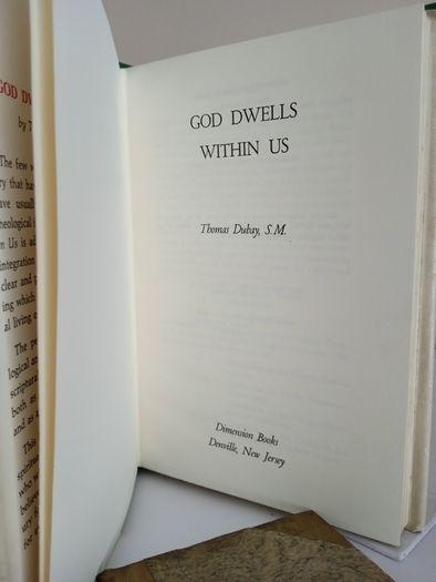 God Dwells Within Us by Thomas Dubay (PT231)
