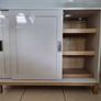Malvern Cream Shoe Cabinet Image 3