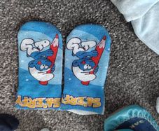 Smurf socks up to 2 years