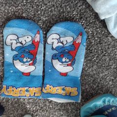 Smurf socks up to 2 years