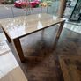 Soild Oak Table & Side Table Image 3