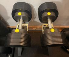 2 x Adjustable Dumbbells + Stand