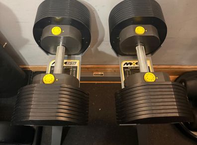 Adjustable Dumbbells + Stand