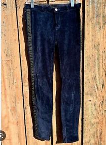 J Brand velvet tuxedo stripe pant
