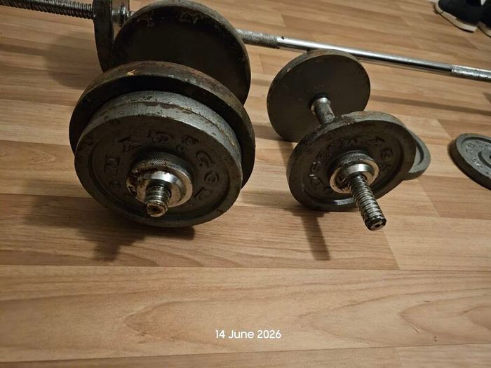 weights Gold Gym 40kg +