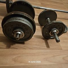 weights Gold Gym 40kg +