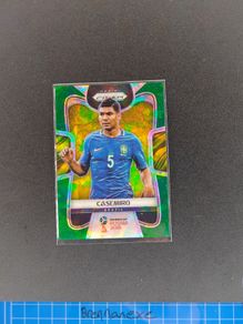 Casemiro Green Crystal Prizm world cup 2018