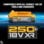 DeWALT 18V XR Cordless Brushless Jigsaw And 5AH 18V XR Powerstack Battery. Next Gen 1.7AH 3.5AH 5AH 18V XR PowerStack Batteries. DeWALT 12V - 54V Multi Voltage Chargers. 12A 54V Flexvolt Charger 12AH 54V Flexvolt Batteries. Image 10