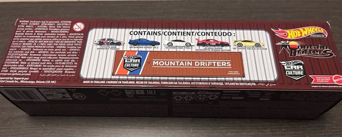 HotWheels Premium Mountain Drifters Container Set