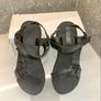 Black Croc Chunky Sports Sandals from Krush. Size UK 5 / EU 38 Image 2