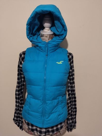 Hollister Bodywarmer fleece lined Gilet Jacket
