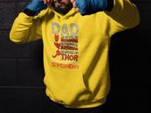 Dad as smart as ironman as invisible as superman as smart as Thor worlds greatest superhero