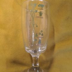 Vintage Irish Coffee Stem Glass Recipe Whiskey,Sugar,Coffee,Cream