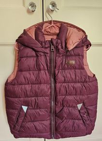 Toastie Girls Reversible Hooded Padded Gilet 3-4 Years