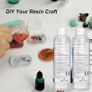 Epoxy Resin Kit 500ml, 2 Part Casting Resin Starter Kit, Resin Kits for Beginners, Epoxy Resin and Hardener with Key Chains Moulds for Sculpting Moulding & Casting, Art & Craft, Jewelry Making Kit (FREE POSTAGE) Image 4
