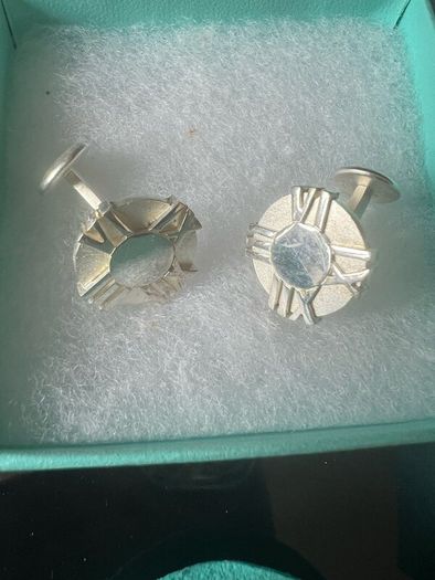 Tiffany silver cufflinks