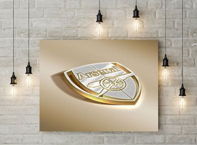 Arsenal crest printed picture on foamex board