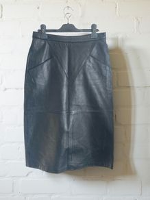 Vintage Leather Skirt