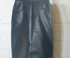 Vintage Leather Skirt