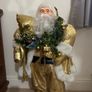 Large Gold Santa Image 3