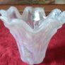 Pair Of Original Murano Glass Pearl Lustre Finish Vase Image 6