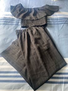 Size Small (EU36) black co-ord set