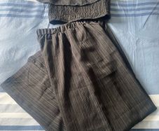Size Small (EU36) black co-ord set