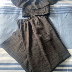 Size Small (EU36) black co-ord set