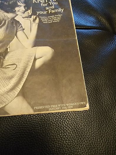 Vintage Woman's Own knitting booklet - price includes postage
