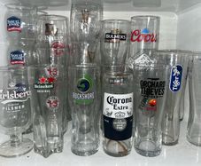 Samuel Adams Boston Lager Beer Pint Glass bulmers Tiger beer Official Pint Glass guinness coors  hop house 13 Heineken Carlsberg smithwicks orchard thieves Rockshore cider Galway hooker tuborg corona