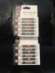 JetValve CO2 cartridges