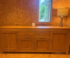 Oak side board