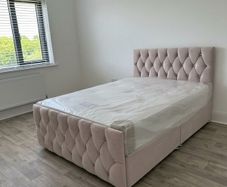 Sandy Divan Double & King Size Bed Frame With Drawers