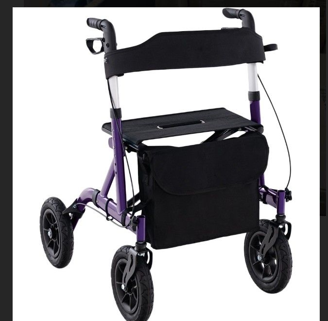 Postage go plus rollator walker seat