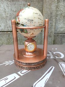 Vintage Gemstone World Globe