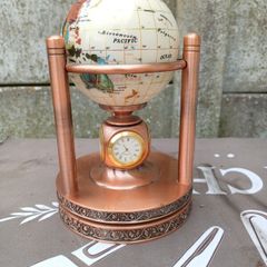 Vintage Gemstone World Globe