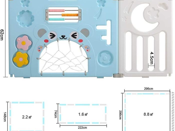 Baby Playpen, Baby Playpen, Children's Activity Center, Home Indoor Outdoor Safety Playground