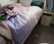Small Double Bed with Matching Locker