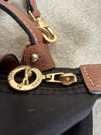 Long champ pouch with strap