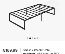 Corbe Platform Bed (BRAND NEW)
