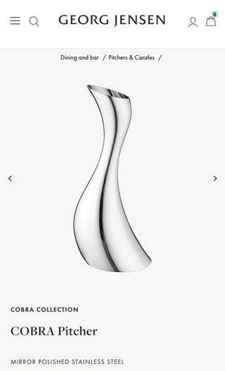 Georg Jensen Carafe / Pitcher