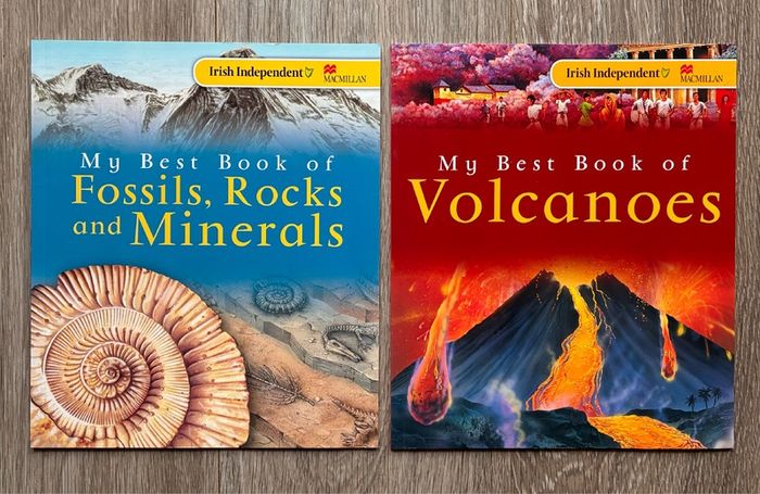 Irish Independent My Best Book of Volcanoes & Fossils (Set of 2)