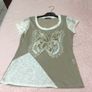 Mocha/Cream Butterfly twinset Size 10 Image 3